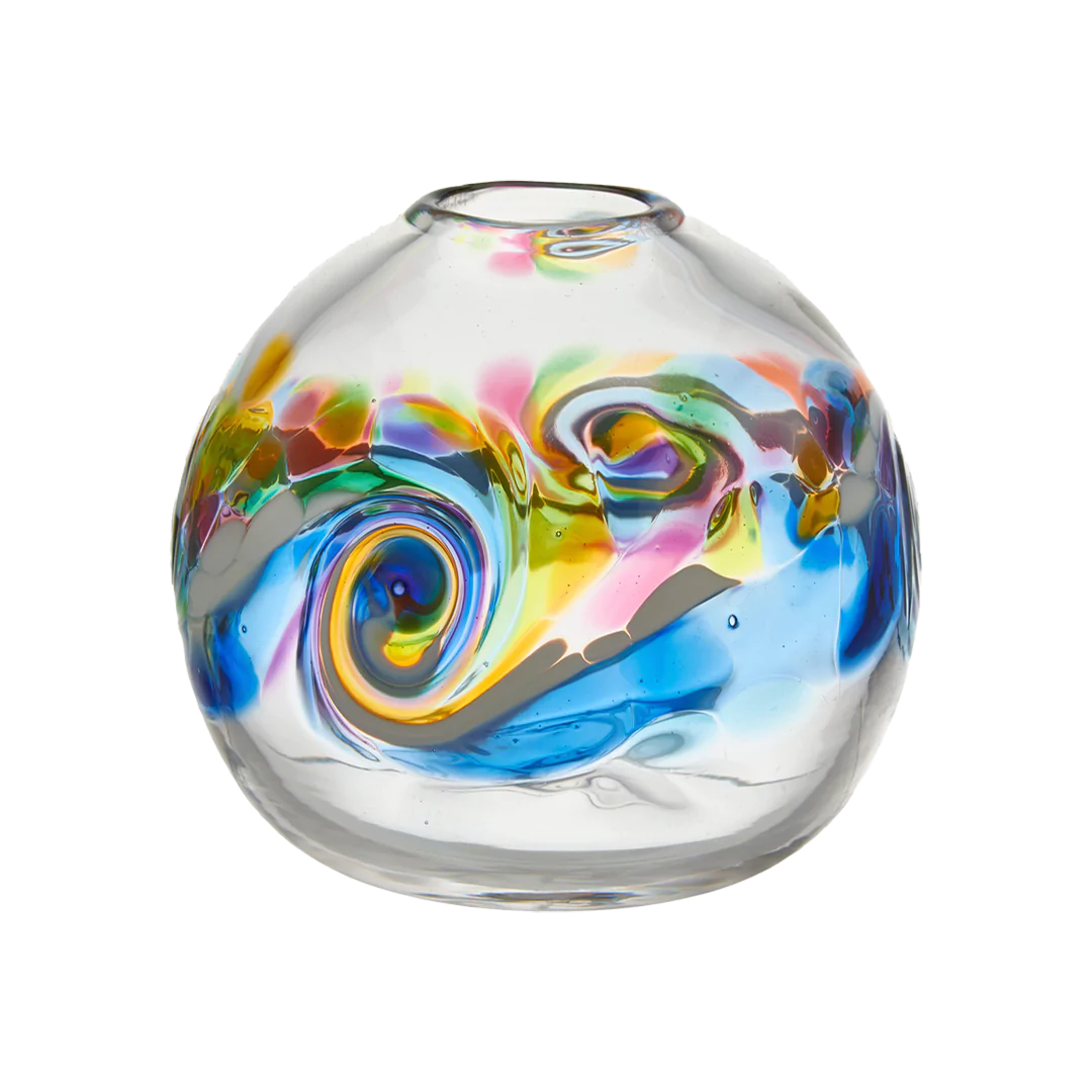 Kitras 7” Round Colour Wave Vase