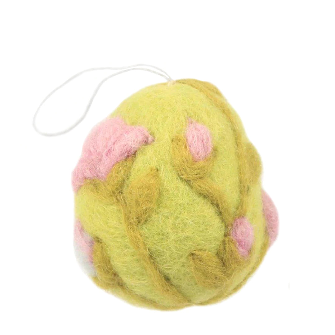 Hamro Felted Wool Spring Ornaments