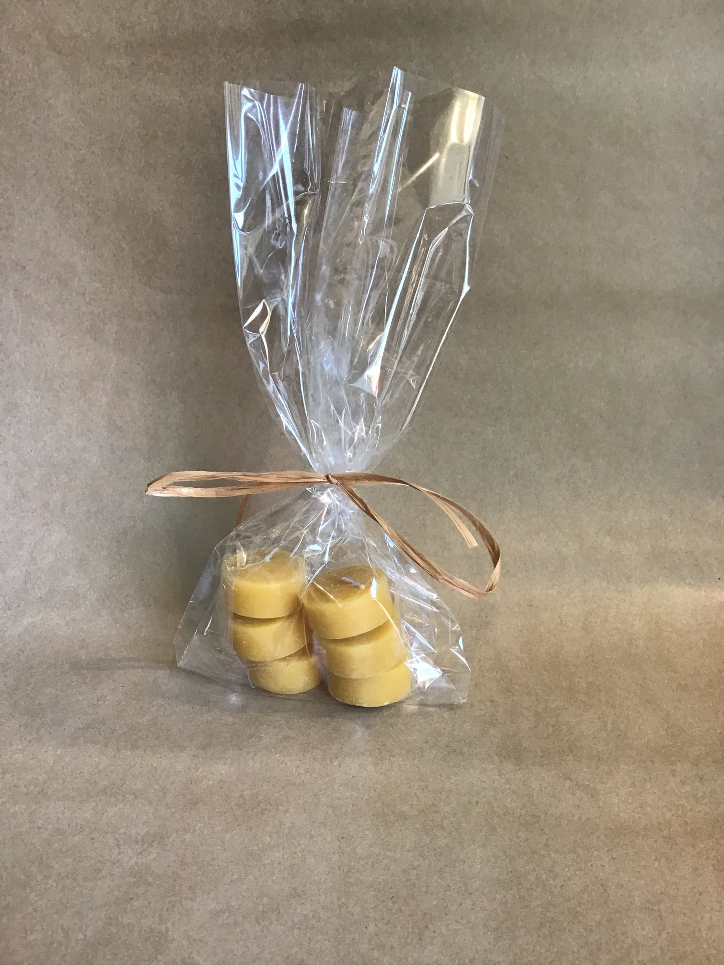 Honey Candles Beeswax Tealights (Set of 6)