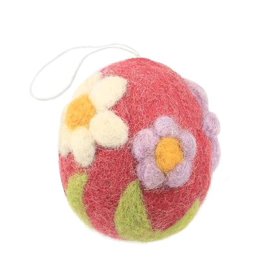 Hamro Felted Wool Spring Ornaments