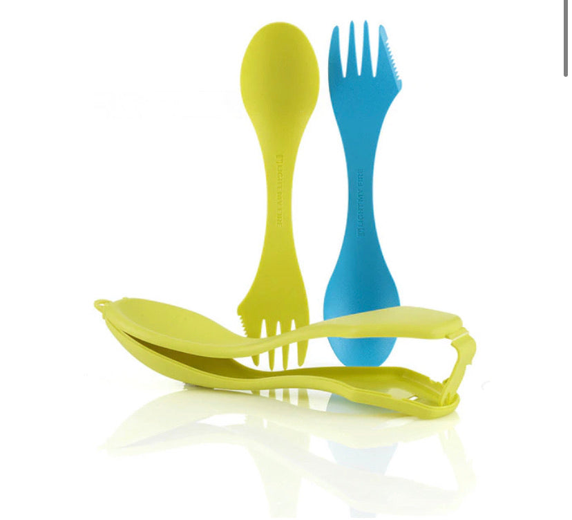 Light My Fire Original BPA-Free Sporks'n Case, 2-Pack with Case