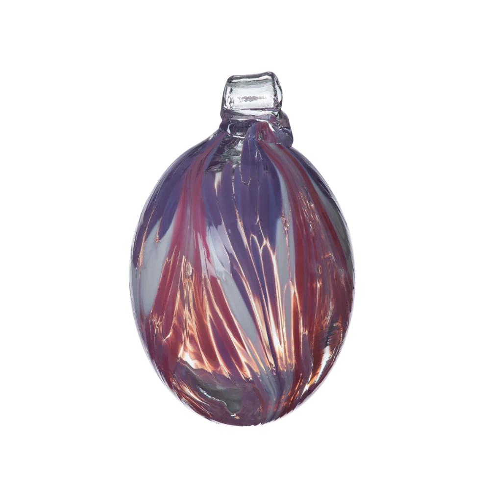 Kitras Hand Blown Glass Pastel Egg