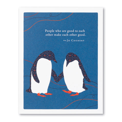 Positively Green Card - Good To Each Other (Coudert) - Thank You