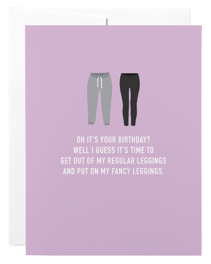 Classy Cards - Fancy Leggings