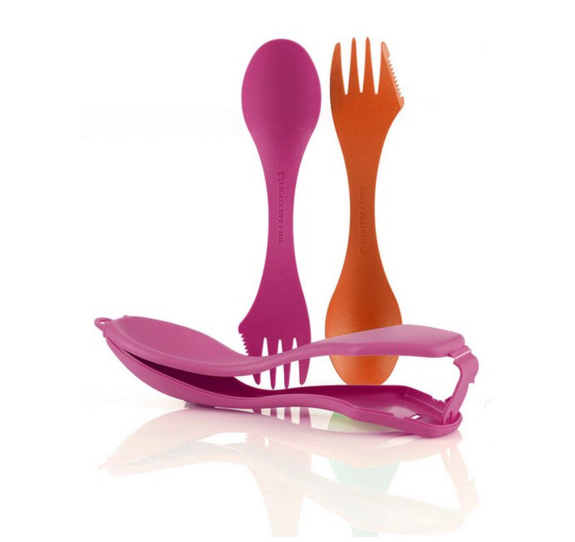 Light My Fire Original BPA-Free Sporks'n Case, 2-Pack with Case