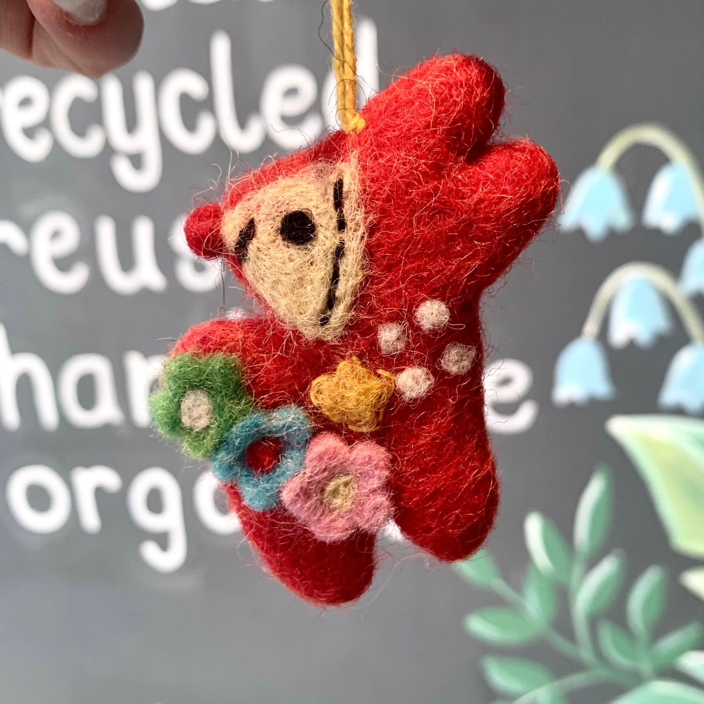 Hamro Felted Wool Ornament