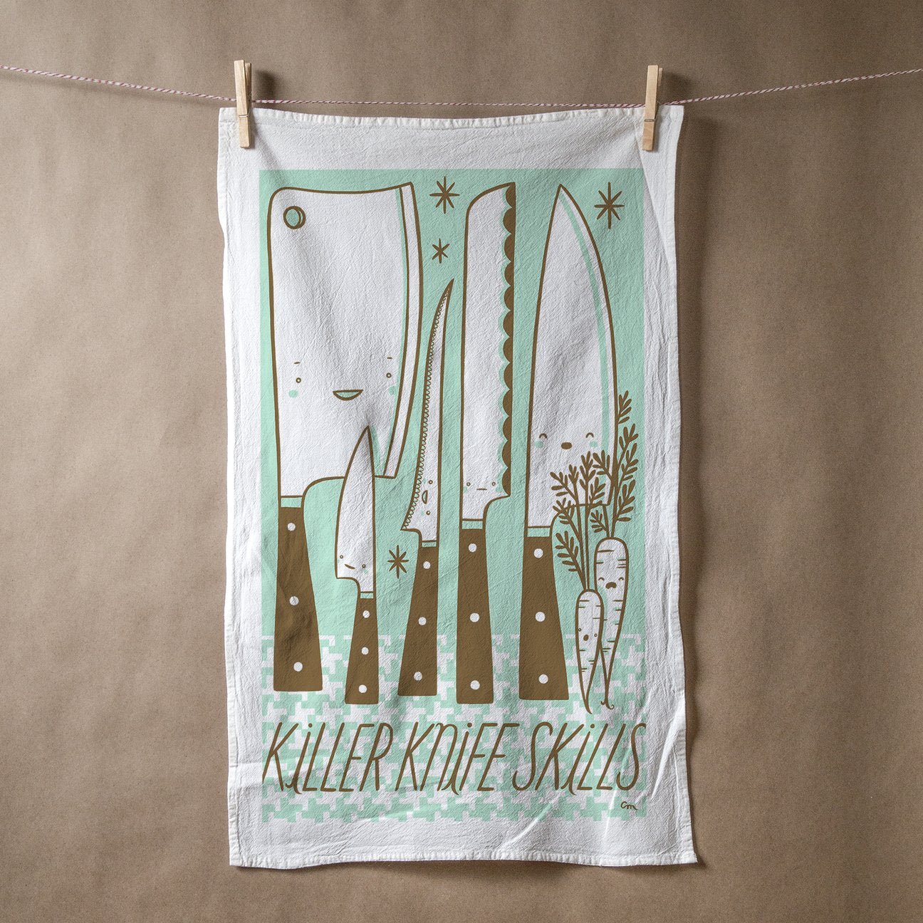 Claire Manning Flour Sack Tea Towel