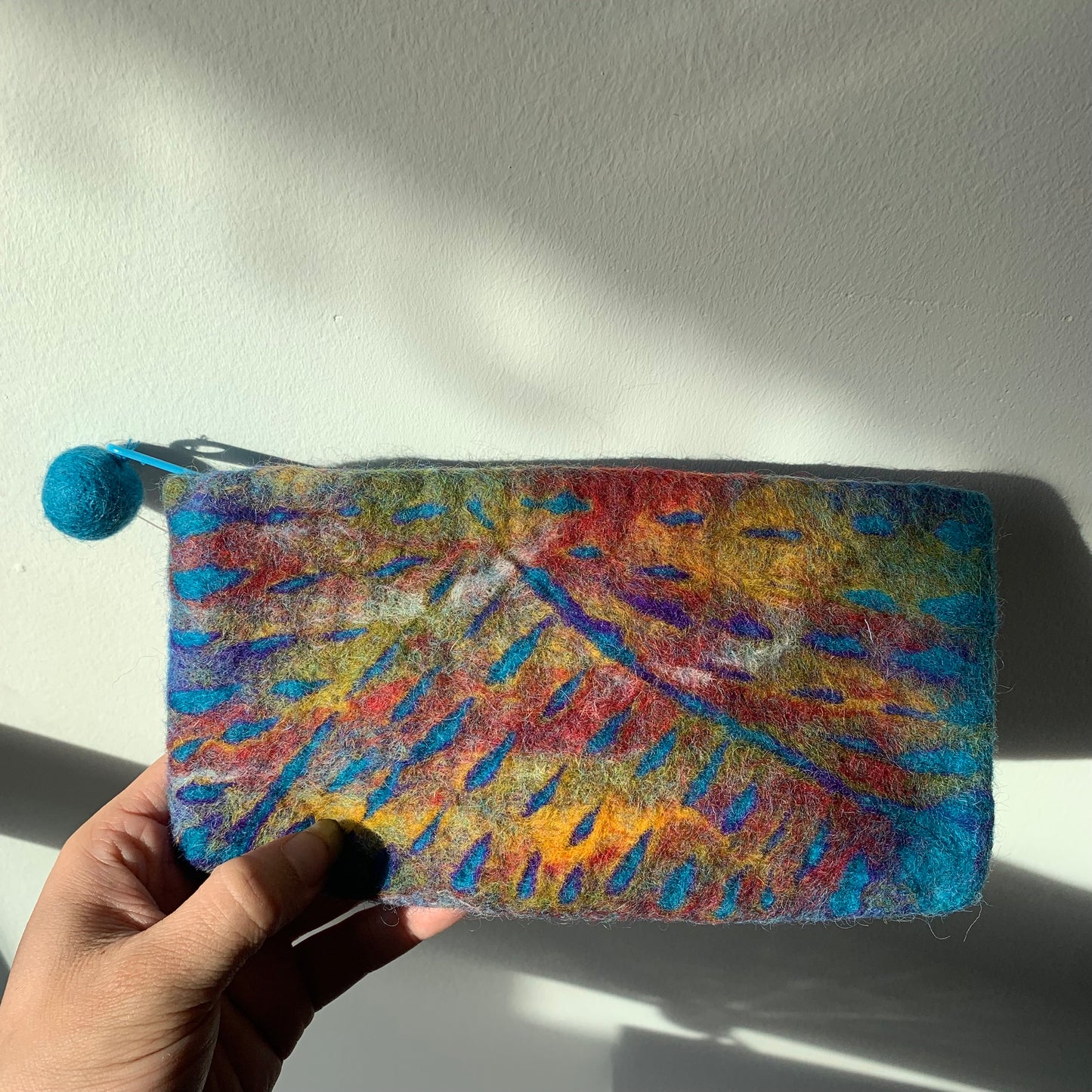 Hamro Felted Wool Purse - Abstract