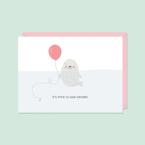 Halifax Paper Hearts Card - Seal-abrate