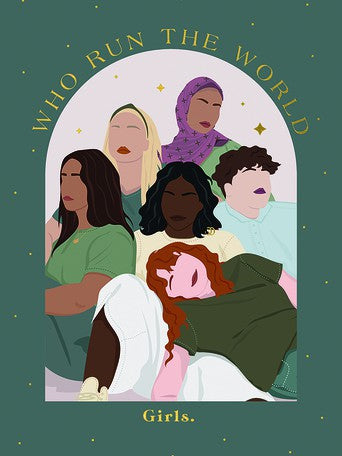 Fierce & Fabulous Card - Who Run a the World