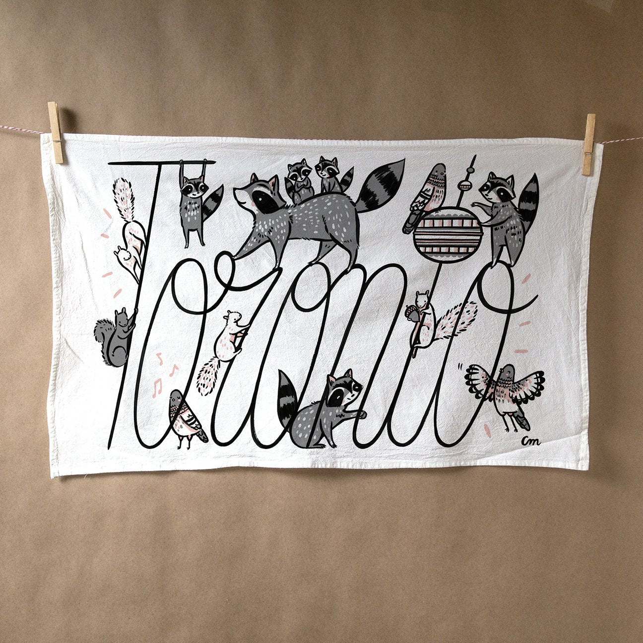 Claire Manning Flour Sack Tea Towel