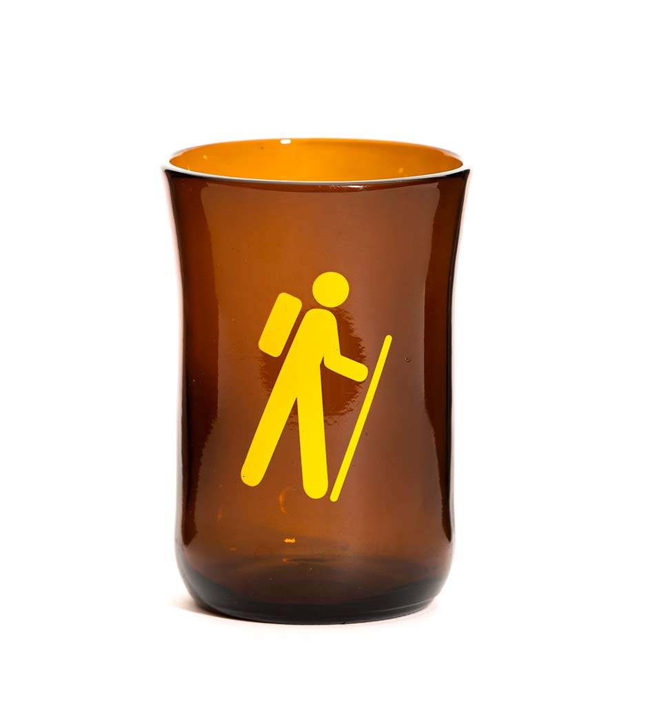 ReBeer Recycled Beer Bottle 8oz Camp Tumbler