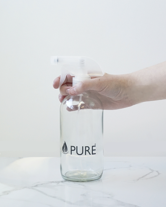 Pure Glass Bottle with Spray