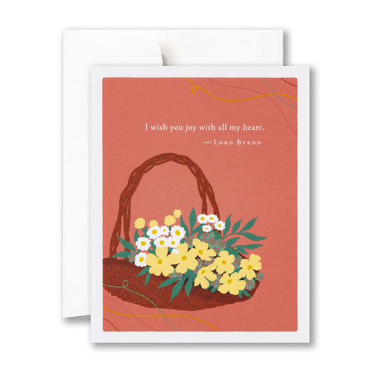 Positively Green Card - Joy With All My Heart (Byron) - Birthday