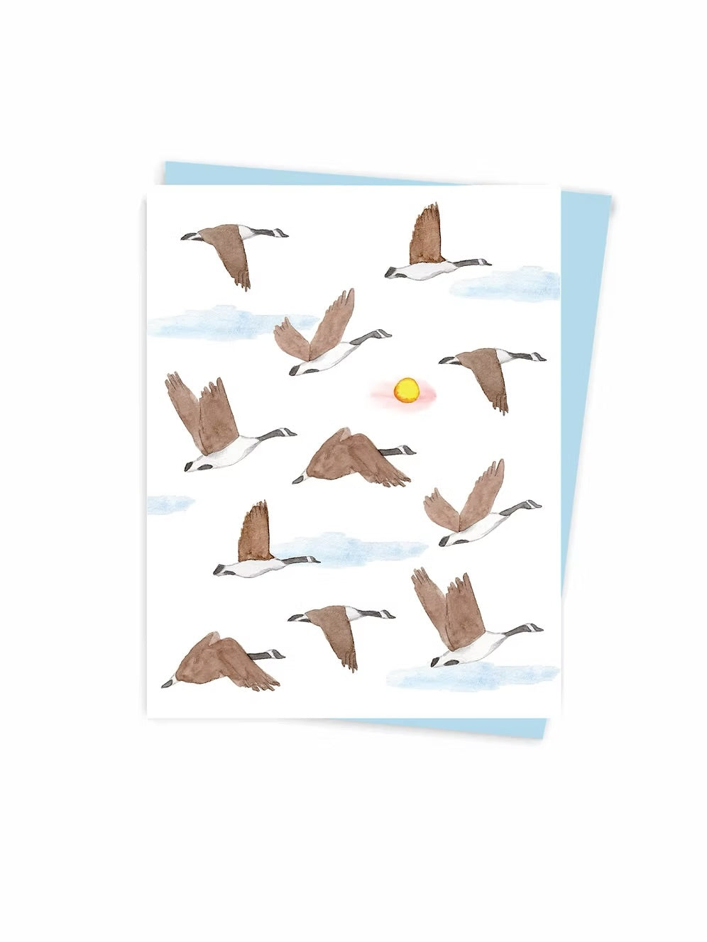 Hobeika Art Card - Geese Flying