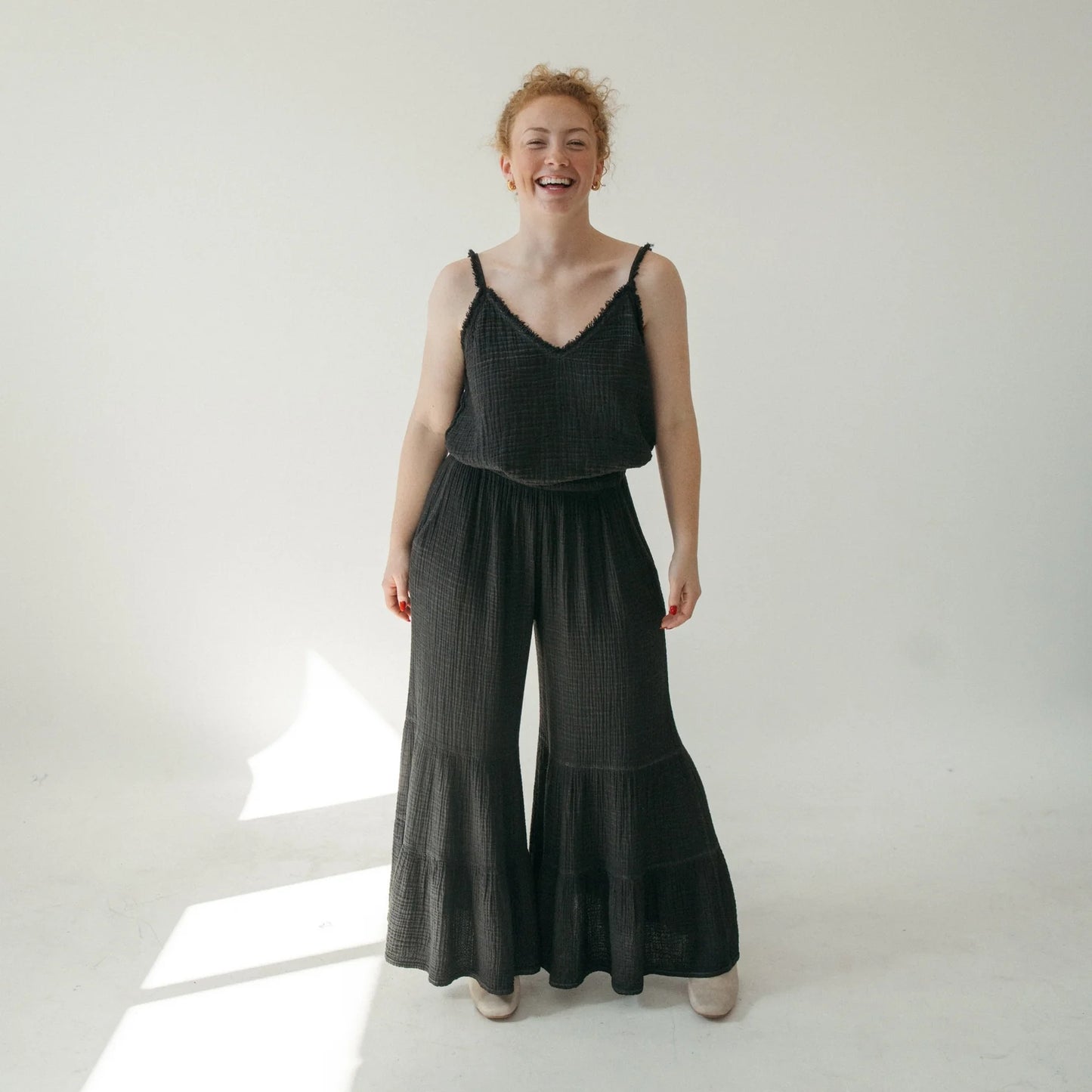 Pokoloko Crinkle Ruffled Pants