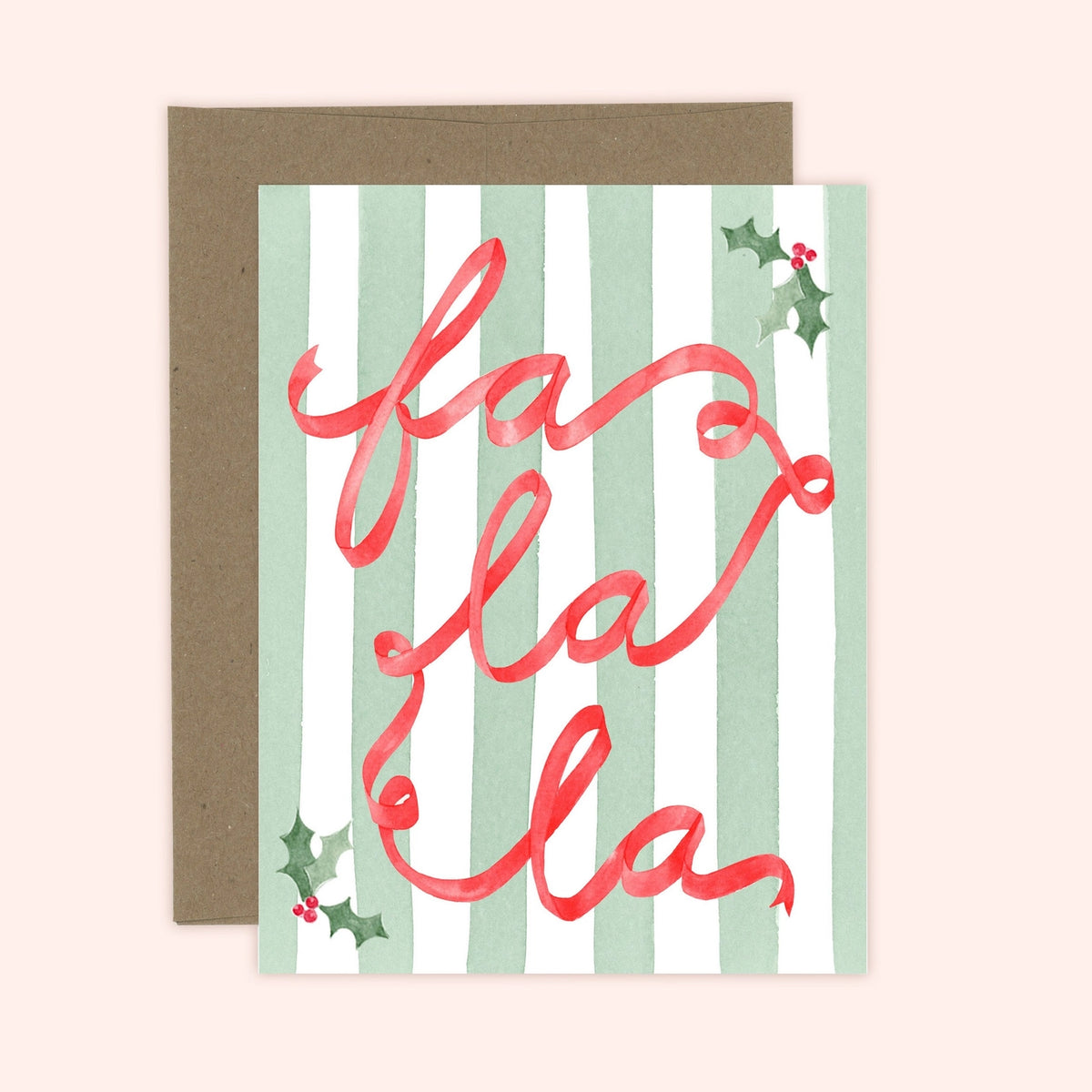 Almeida Illustrations- Fa La La Christmas Card