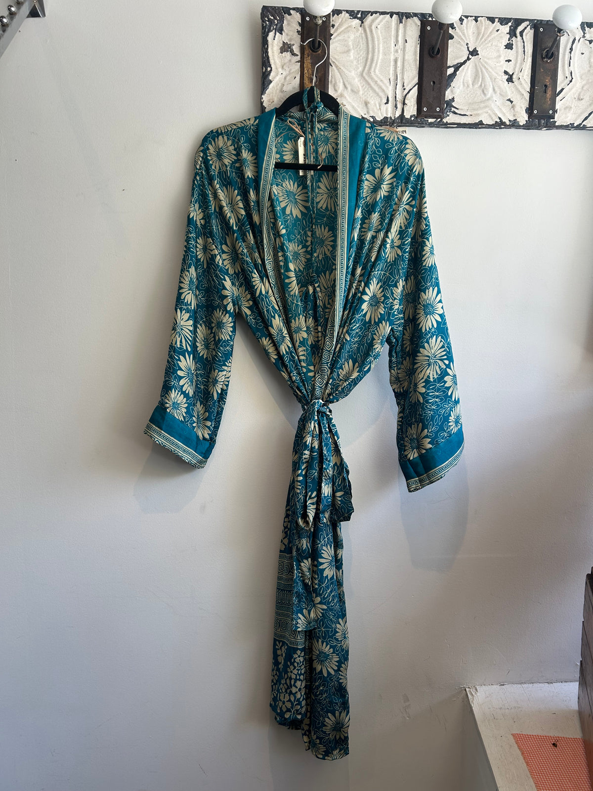 Upcycled Sari Robe - Long #A25