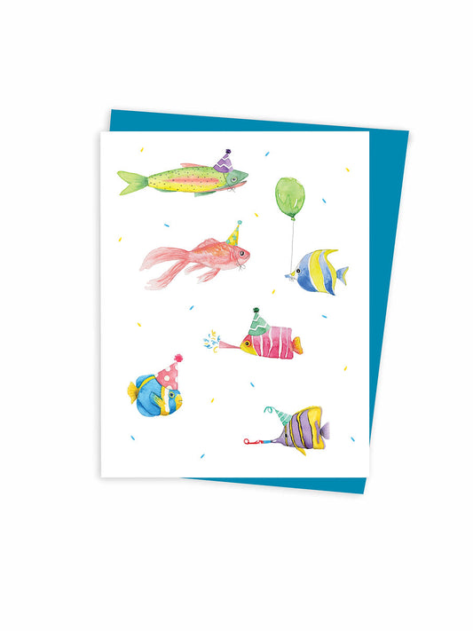 Hobeika Art Card- Fish Birthday