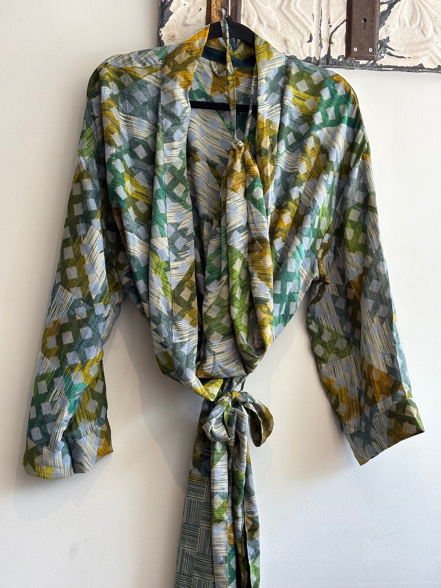 Upcycled Sari Robe - Long #B2