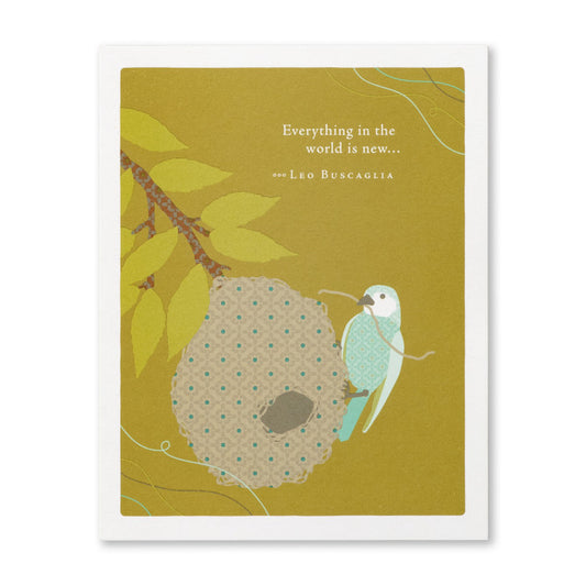 Positively Green Card - In The World (Buscaglia) - New Home
