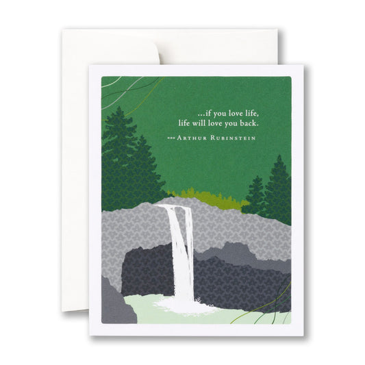 Positively Green Card - Love Life (Rubinstein) - Birthday