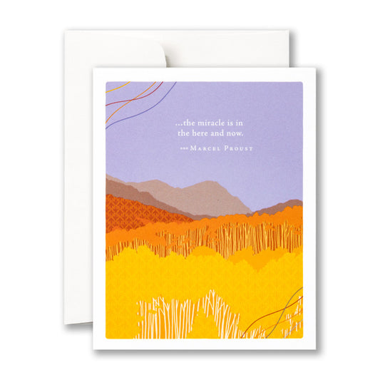 Positively Green Card - Here and Now (Proust) - Birthday