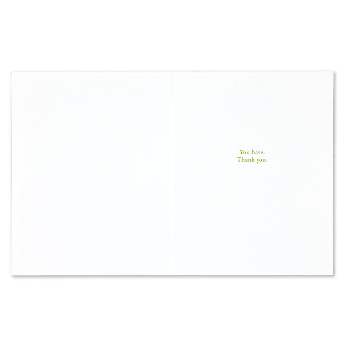 Positively Green Card - Better Place (Payton) - Thank You