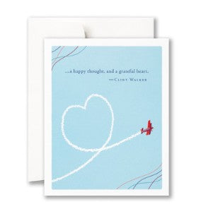 Positively Green Card - Grateful Heart (Walker) - Thank You