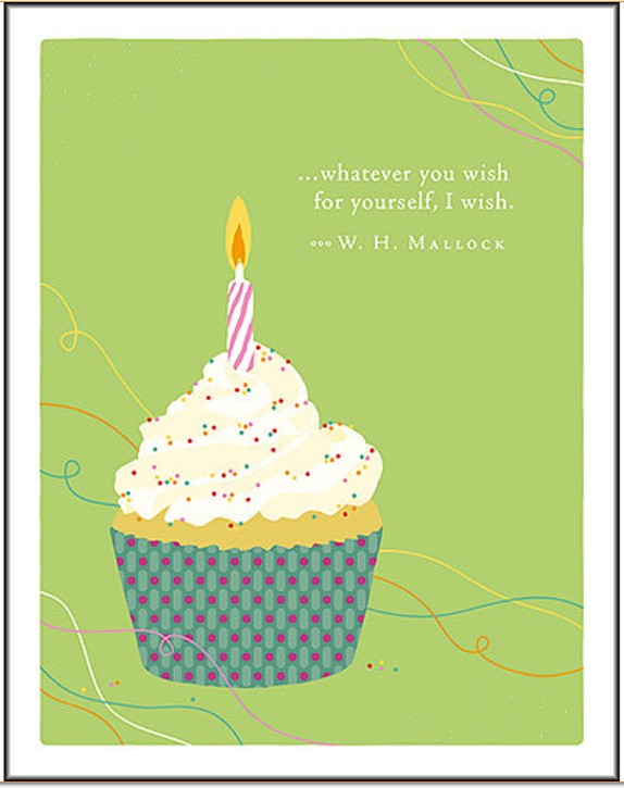 Positively Green Card - Whatever You Wish (Mallock) - Birthday