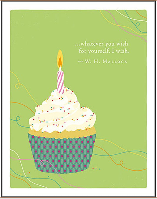 Positively Green Card - Whatever You Wish (Mallock) - Birthday
