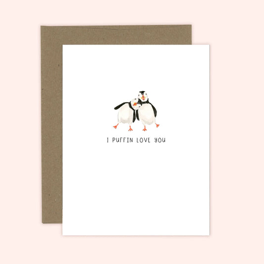 Almeida Illustrations Card - I Puffin Love You