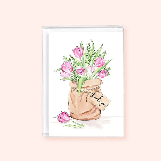 Almeida Illustrations Mini Card Box Set - Thank You Flowers