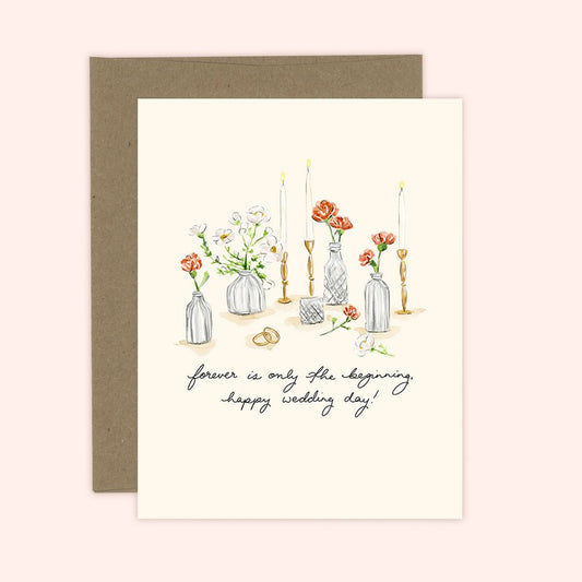 Almeida Illustrations Card - Forever Is Only The Beginning