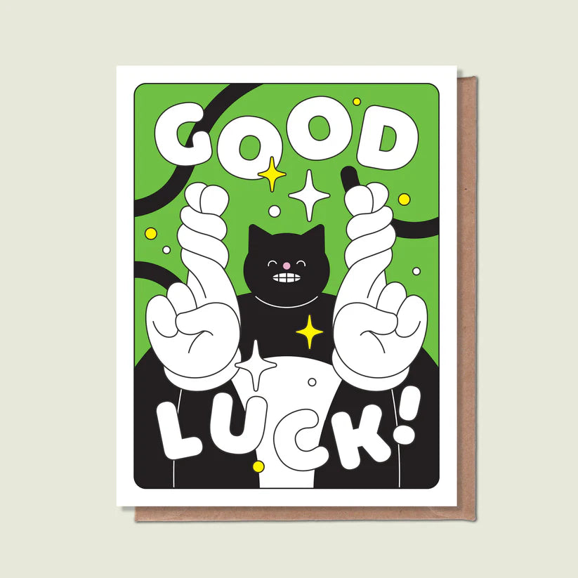 Épée Lapin Studio Card - Good Luck