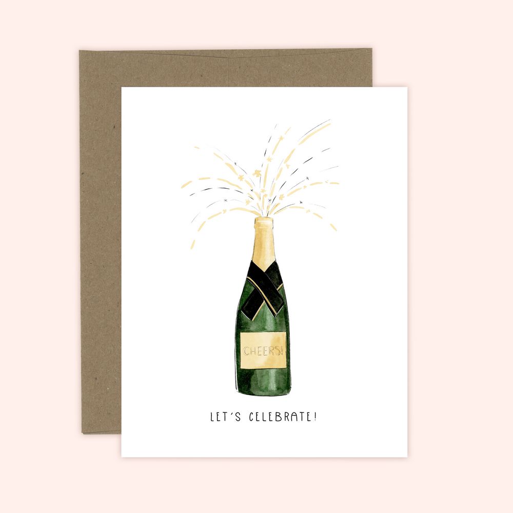 Almeida Illustrations Card - Let's Celebrate