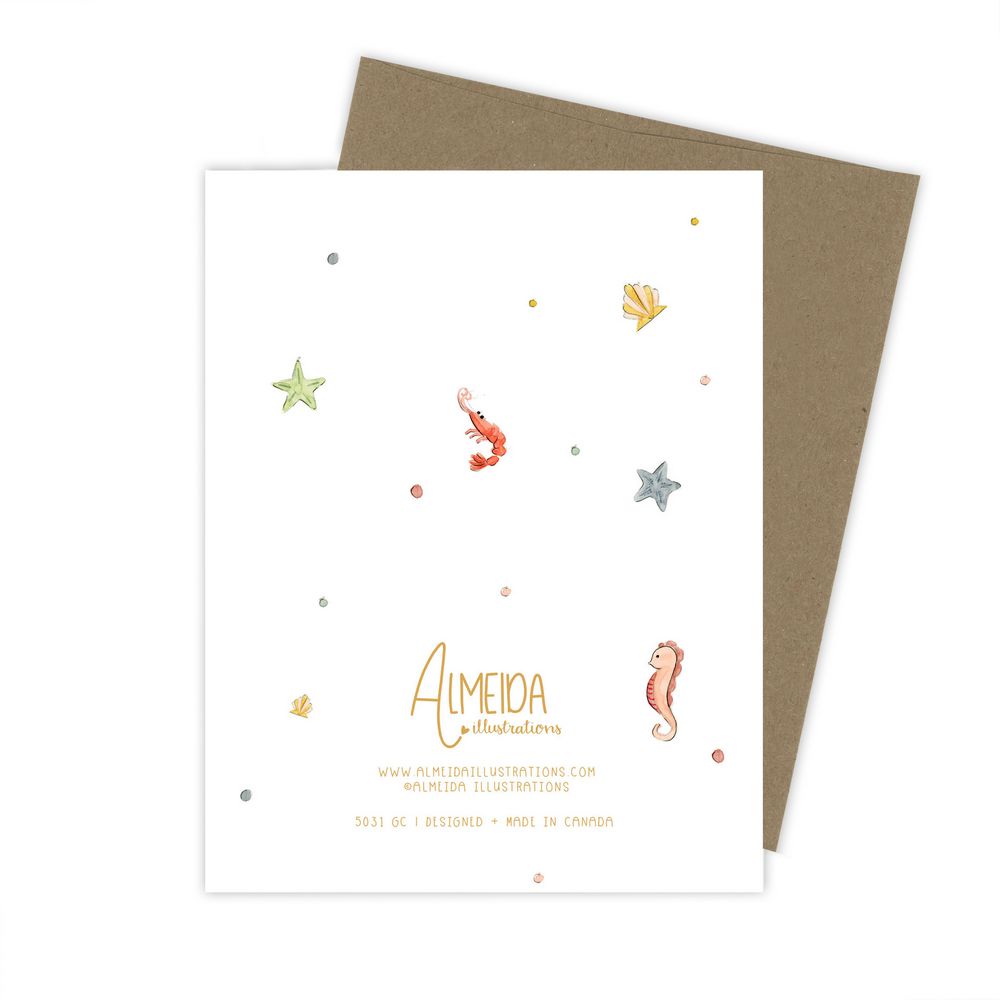 Almeida Illustrations Card - Welcome Baby