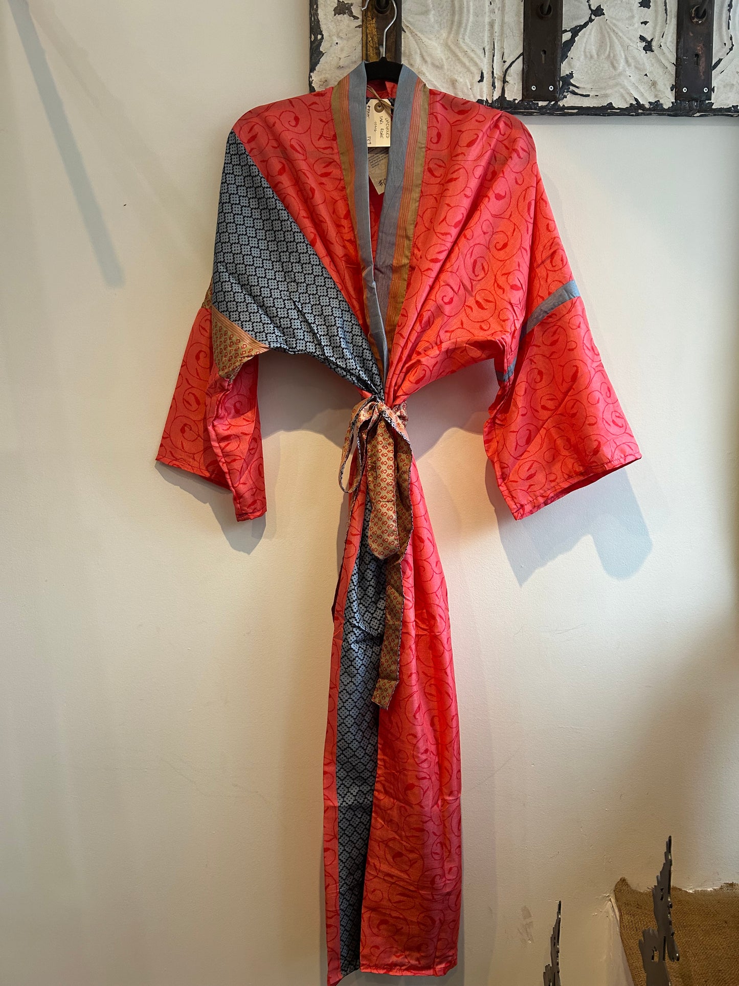 Upcycled Sari Robe - Long #C21