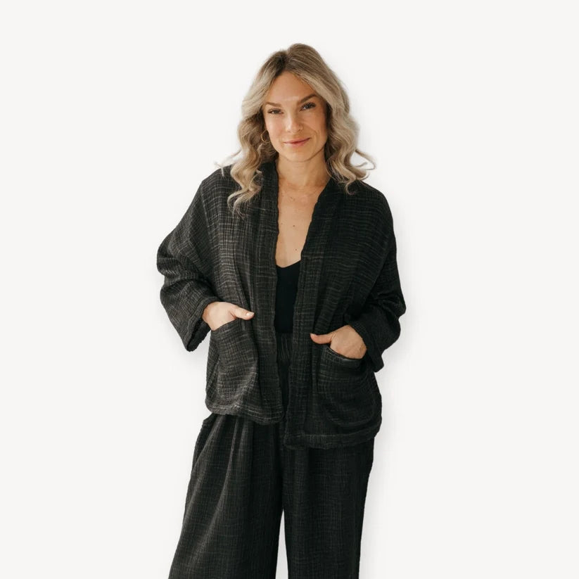 Pokoloko Crinkle Short Jacket