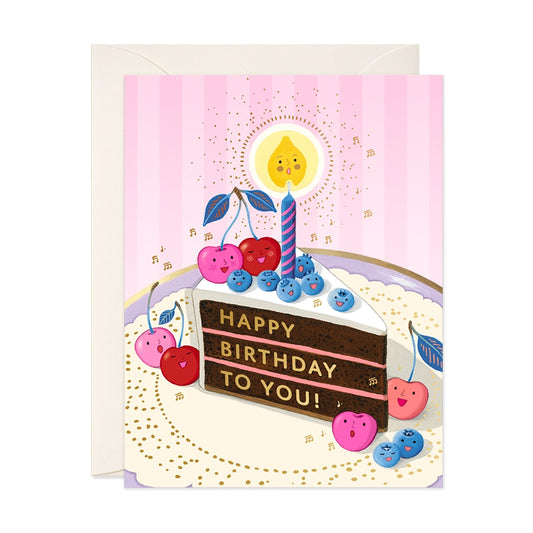 JooJoo Paper Card - Birthday Cake