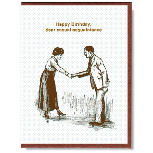 Smitten Kitten Card - Dear Casual Acquaintance