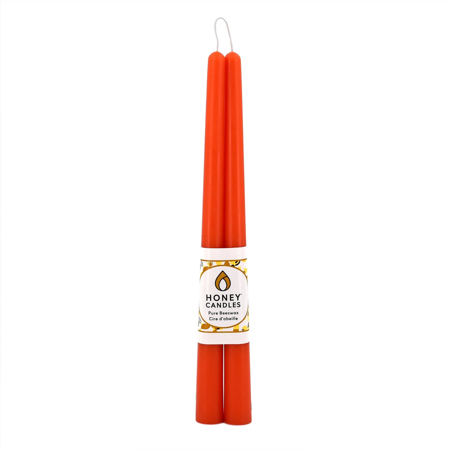 Honey Candles 12” Taper Pair