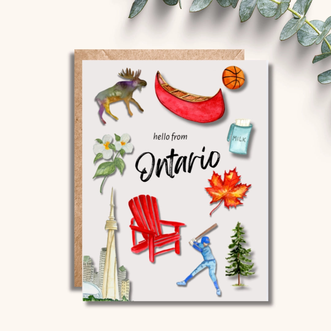 Amy Rae Maker Card - Hello From Ontario