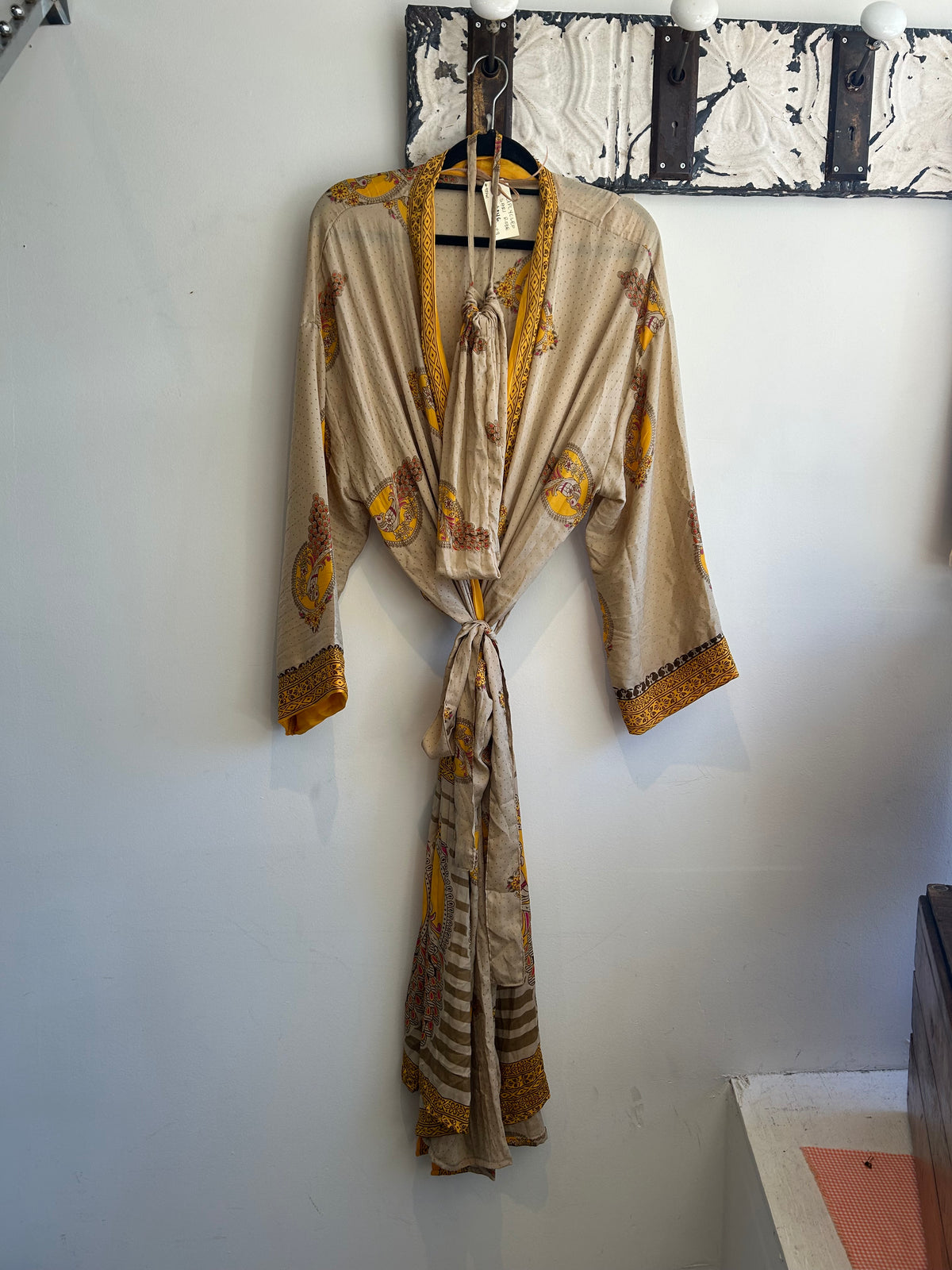 Upcycled Sari Robe - Long #A45
