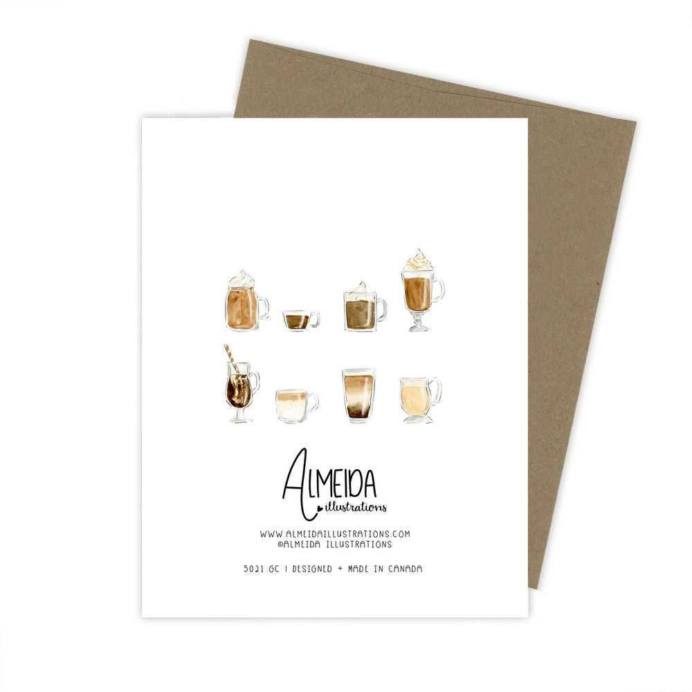 Almeida Illustrations Card - Favourite Bean