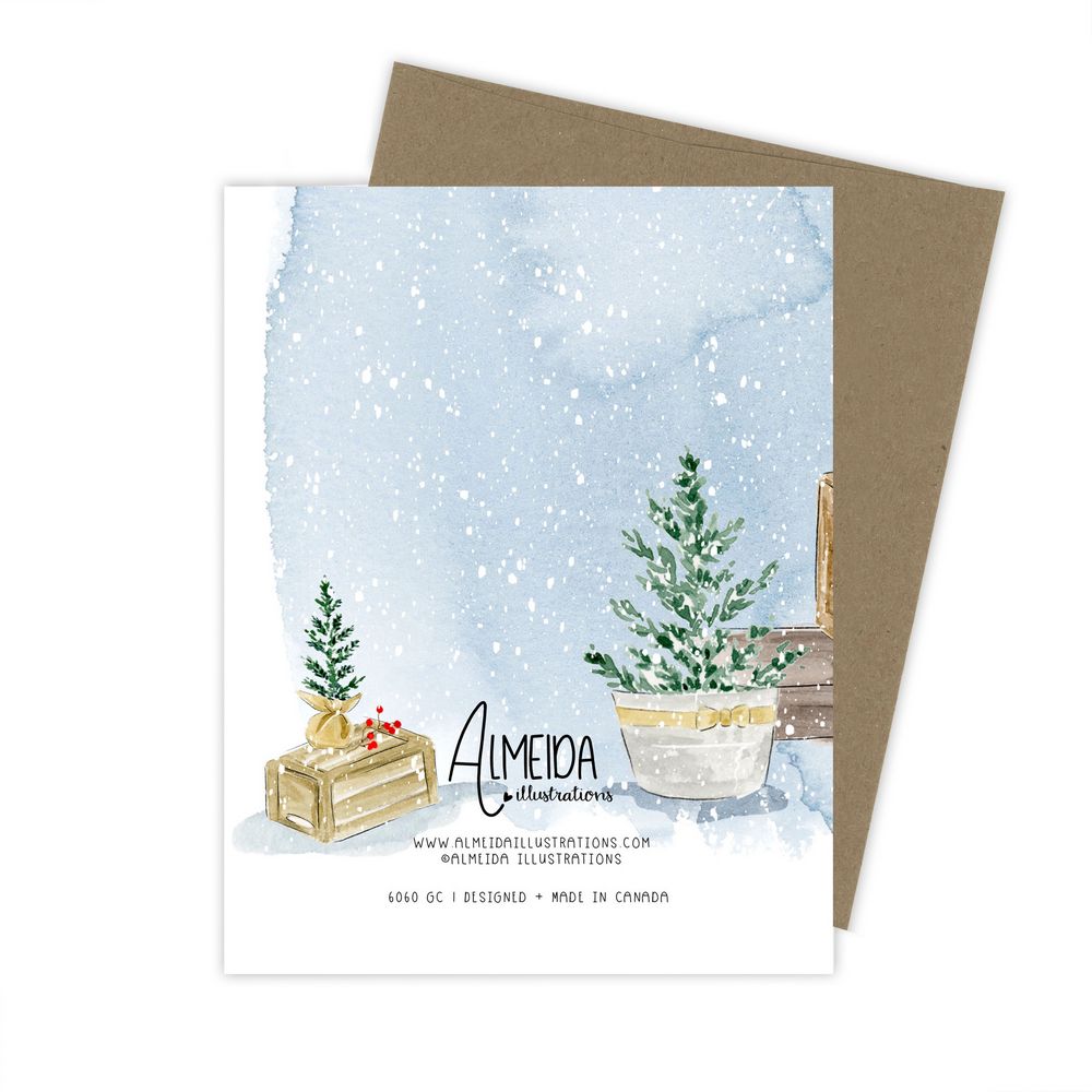 Almeida Illustrations Card - Happy Holidays