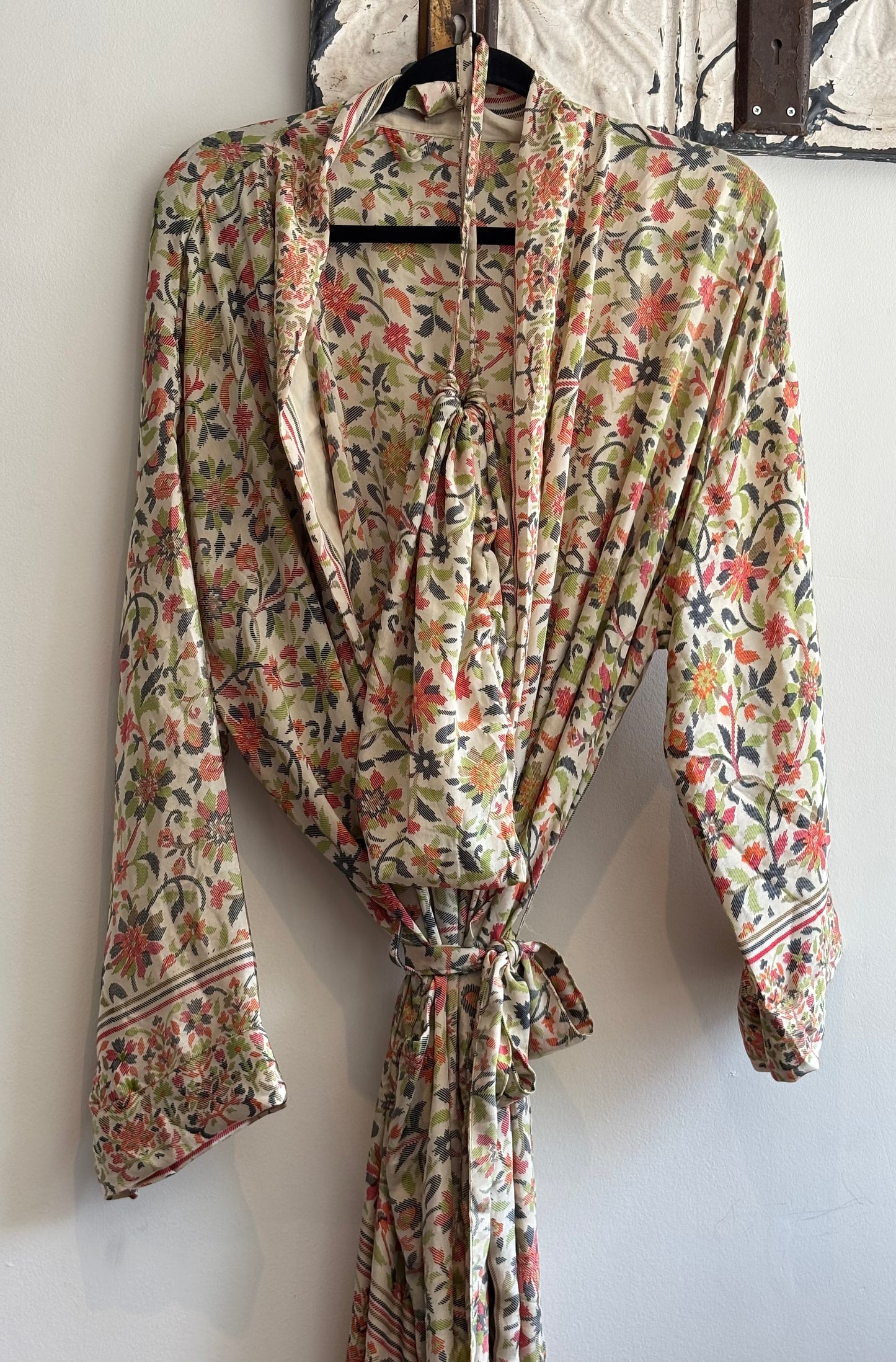 Upcycled Sari Robe - Long #B22