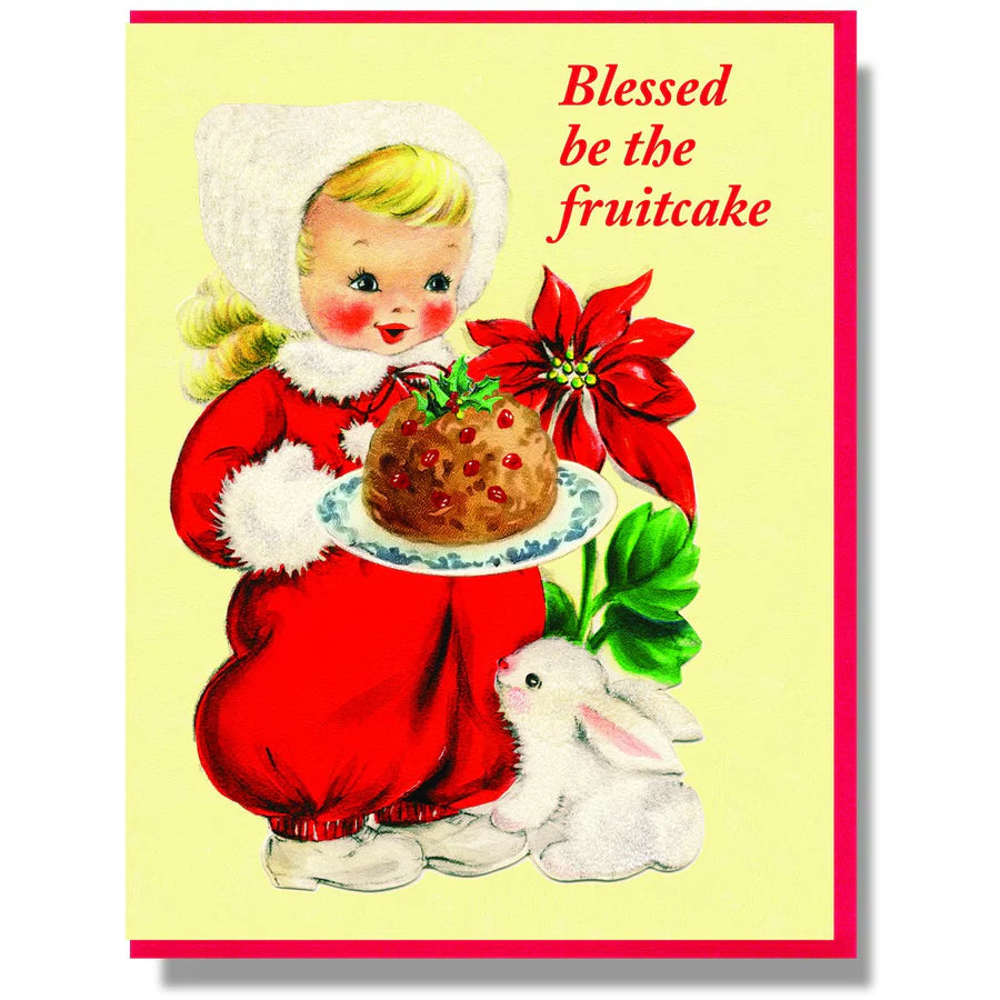 Smitten Kitten Card - Blessed Be The Fruitcake