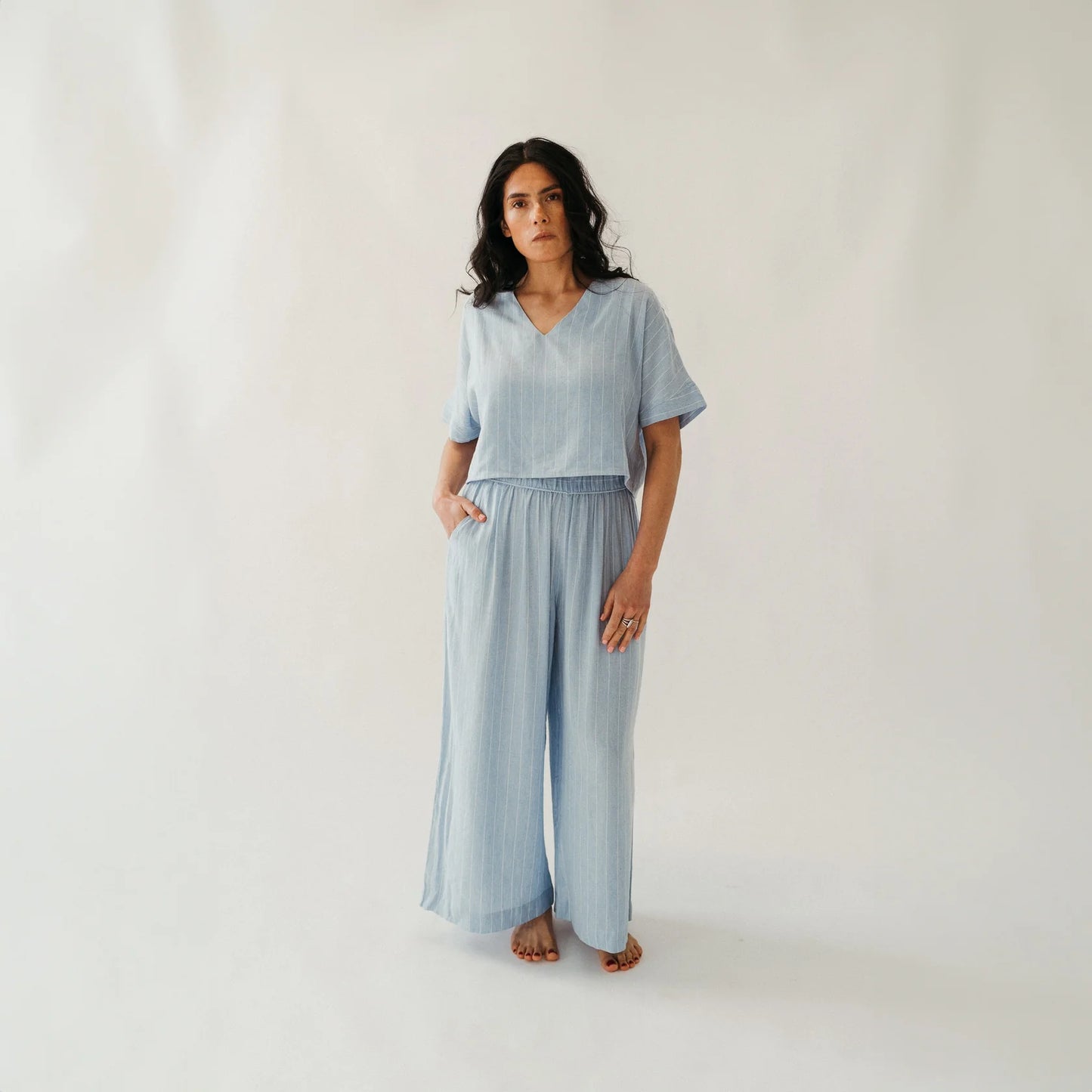 Pokoloko Blue Blend Palazzo Pants
