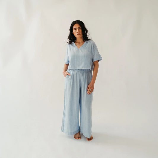 Pokoloko Blue Blend Palazzo Pants